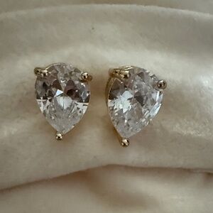 18k Gold Plated  Teardrop Earrings